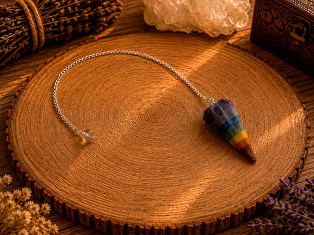 Péndulo chakras punta